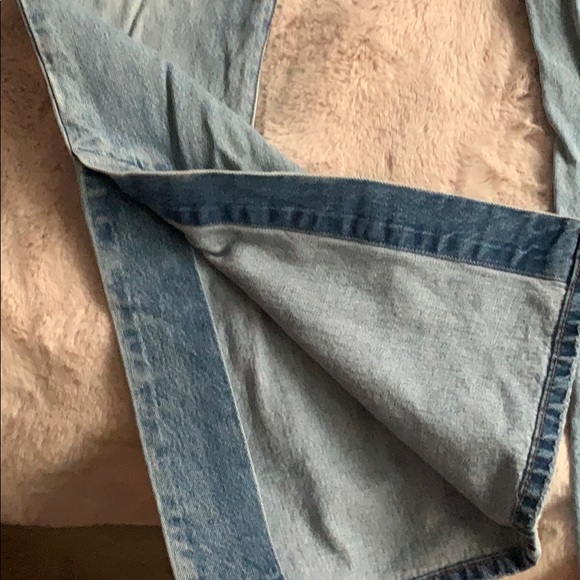 LEVIS SPLIT FLARE HIGH RISE JEANS - Picture 3 of 5
